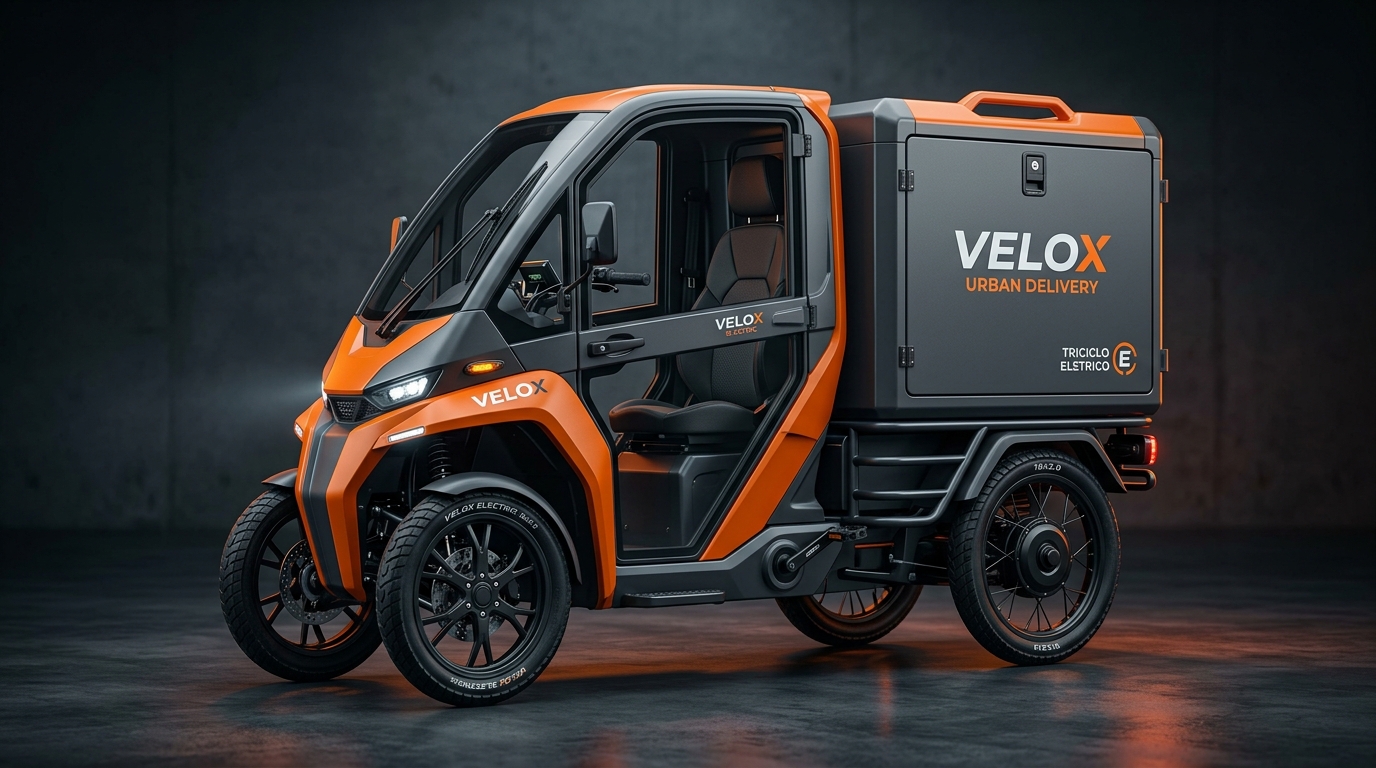 Triciclo Elétrico Cargo